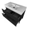 Modern Black Bathroom Vanity, 40
