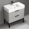 Free Standing Bathroom Vanity, Modern, 32