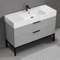 Modern Bathroom Vanity, Floor Standing, 48