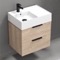 Modern Vanity, Floating, Small, 24