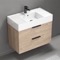 Floating Bathroom Vanity, Modern, 32