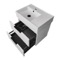 Modern Vanity, White, Floating, Small, 24