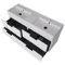 Double Floating Bathroom Vanity, Modern, 56