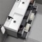 Double Floating Bathroom Vanity, Modern, 56