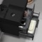 Modern Vanity, Black, Floating, Small, 24
