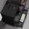Black Floating Bathroom Vanity, Modern, 32