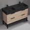 Modern Double Bathroom Vanity, 48