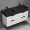 Floating Double Bathroom Vanity, 48