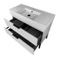 White Modern Bathroom Vanity, 40