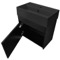 Small Black Bathroom Vanity, Floating, Modern, 24