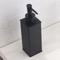 Soap Dispenser, Square, Modern, Matte Black