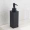 Square Modern Matte Black Soap Dispenser