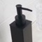 Soap Dispenser, Square, Modern, Matte Black