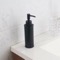 Soap Dispenser, Round, Modern, Matte Black