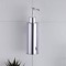 Soap Dispenser, Wall Mounted, Round, Chrome