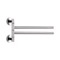 Double Swivel Towel Bar, 14 Inch