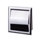 Toilet Paper Holder With Cover, Chrome, Recessed