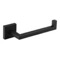 Toilet Paper Holder, Square, Wall Mounted, Black