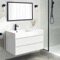 Wall Mounted Bathroom Vanity, Modern, 40