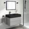 Wall Mounted Bathroom Vanity, Modern, 32
