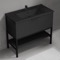Black Free Standing Modern Bathroom Vanity, 40