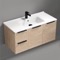 Wall Mounted Bathroom Vanity, Modern, 40