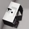 Wall Mounted Black Bathroom Vanity, Modern, 40