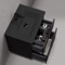 Black Vanity, Wall Mounted, Modern, 26