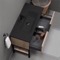 Free Standing Bathroom Vanity, Modern and Shelf, 40