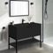 Black Free Standing Modern Bathroom Vanity, 40