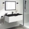 Wall Mounted Bathroom Vanity, Modern, 40