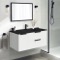 Wall Mounted Bathroom Vanity, Modern, 40