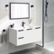Wall Mounted Bathroom Vanity, Modern, 40