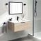 Wall Mounted Bathroom Vanity, Modern, 34