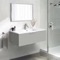 Wall Mounted Bathroom Vanity, Modern, 40