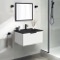 Wall Mounted Small Bathroom Vanity, 26