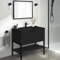 Black Free Standing Bathroom Vanity, 34