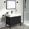 Black Modern Bathroom Vanity, 32