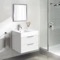 Floating Small Bathroom Vanity, Modern, 24