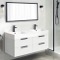 Double Bathroom Vanity, Floating, Modern, 48