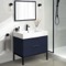 Blue Modern Bathroom Vanity, 32