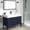 Blue Modern Bathroom Vanity, 40