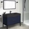 Modern Bathroom Vanity, Blue, 40