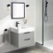 Floating Small Bathroom Vanity, Modern, 24