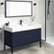 Modern Bathroom Vanity, Blue, 48