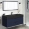 Floating Bathroom Vanity, Modern, Blue, 48