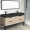 Modern Double Bathroom Vanity, 56