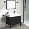 Modern Black Bathroom Vanity, 32