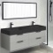 Floating Double Bathroom Vanity, 56
