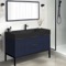 Modern Bathroom Vanity, Blue, 48